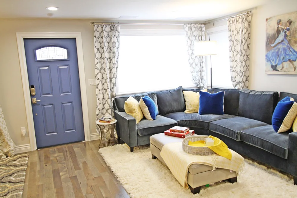 Living room after